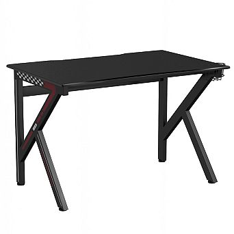 Costway Gaming Desk Gamers Computer Table E-Sports K-Shaped W/ Cup Holder Hook Home New