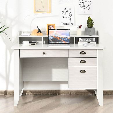 Costway Computer Desk office Desk PC Laptop Writing Table Workstation
