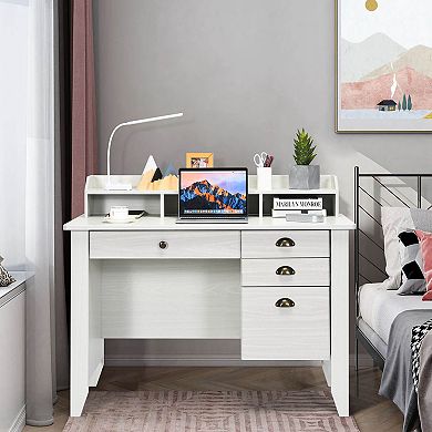 Costway Computer Desk office Desk PC Laptop Writing Table Workstation