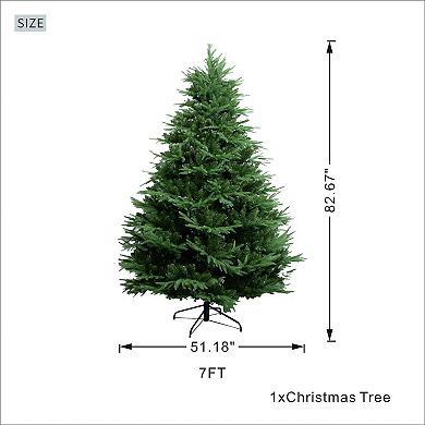 7FT Artificial Christmas Tree with Stand