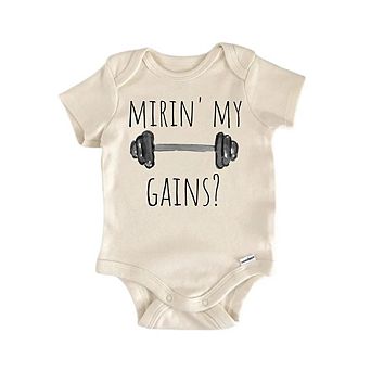 Gym Bodybuilder Workout - Baby Girl Boy Clothes Infant Onesie® Funny Cute Bodysuits