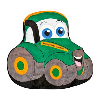 Happy Tractor Fluffy Floor Cushion