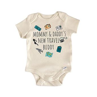 Travel Adventure Airplane - Baby Boy or Girl Clothes Infant Onesie® Funny Cute Newborn Bodysuits