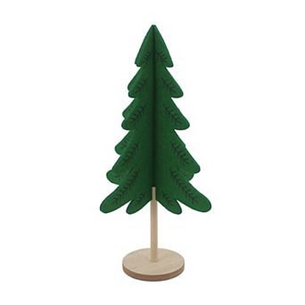 St. Nicholas Square® Green Felt Tree Table Decor