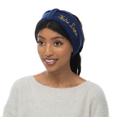 ZooZatz Notre Dame Fighting Irish Knit Bow Headband & Mittens Bundle
