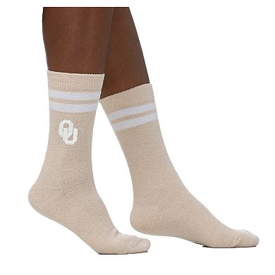 Women's ZooZatz Cream Oklahoma Sooners Victory Plush Socks