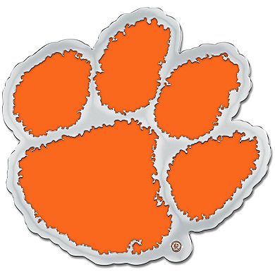 WinCraft Clemson Tigers Colored Chrome Auto Emblem