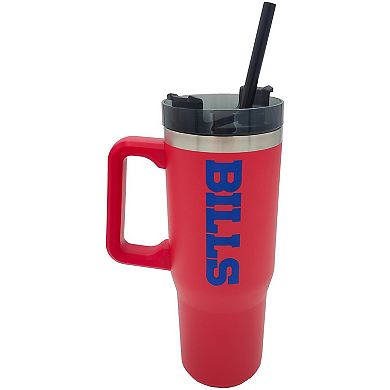 "Pegasus Buffalo Bills 60"" x 70"" Logo Blanket and 30oz Stainless Steel Tumbler Combo"