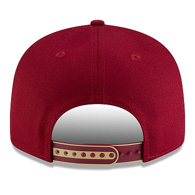 Men's New Era White/Wine Cleveland Cavaliers 2025 NBA Tip Off Split Panel 9FIFTY Snapback Hat