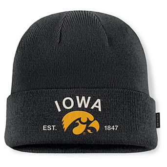 Men's Nike Black Iowa Hawkeyes 2025 Military Appreciation Cuffed Knit Hat
