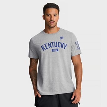Men's Nike Heather Gray Kentucky Wildcats Legacy Arch T-Shirt