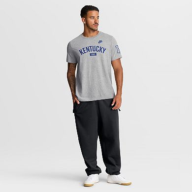 Men's Nike Heather Gray Kentucky Wildcats Legacy Arch T-Shirt