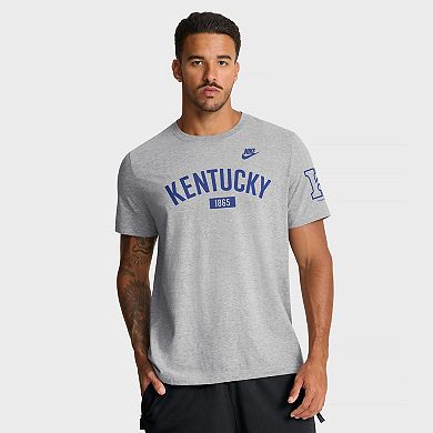 Men's Nike Heather Gray Kentucky Wildcats Legacy Arch T-Shirt