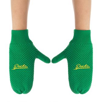 ZooZatz Oregon Ducks Knit Bow Headband & Mittens Bundle