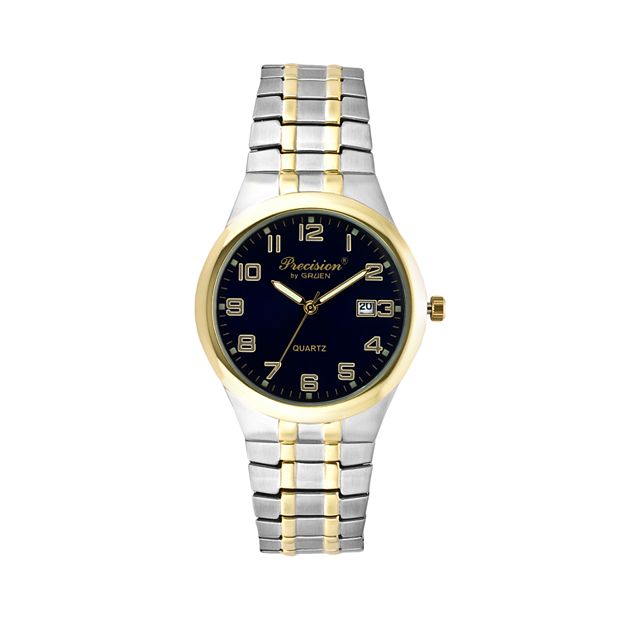 Precision by Gruen Men s Two Tone Expansion Watch