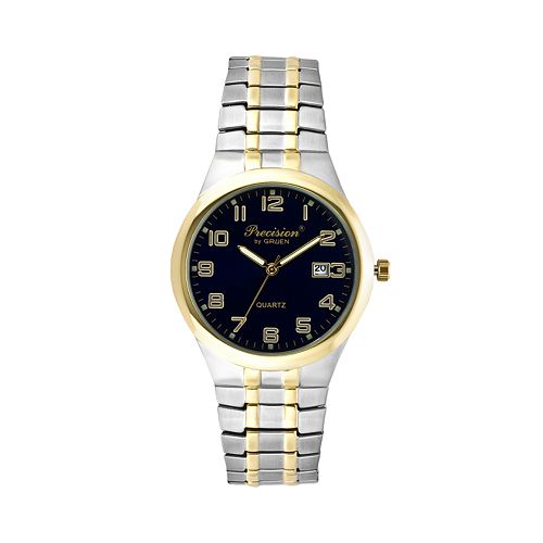 Precision by Gruen Men's Two Tone Expansion Watch