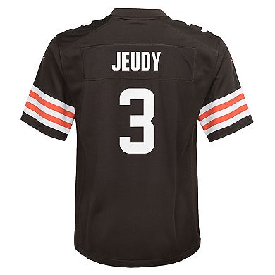 Youth Nike Jerry Jeudy Brown Cleveland Browns Team Game Jersey