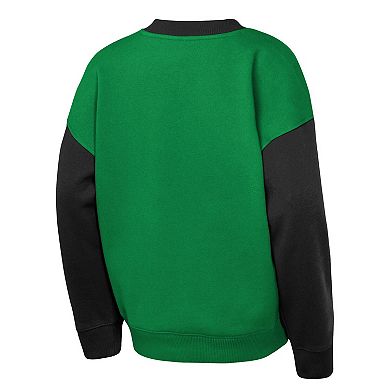 Youth Outerstuff Kelly Green/Black Dallas Stars Impact Player Sweatshirt