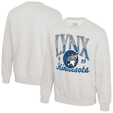 Unisex Stadium Essentials Oatmeal Minnesota Lynx Sky High Fleece Crew Neck Sweatshirt