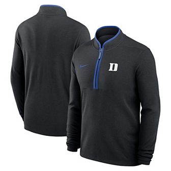 Men's Nike Black Duke Blue Devils Courtside Victory Dri-FIT Half-Zip Pullover