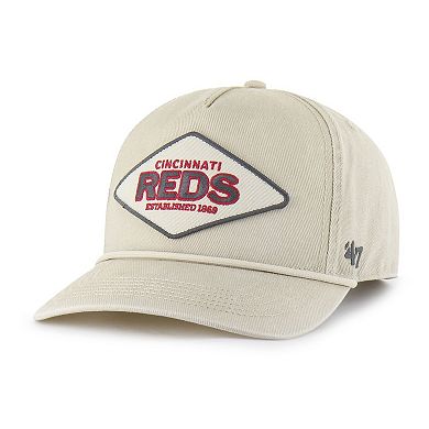 Men's '47 Khaki Cincinnati Reds Cairn Hitch Adjustable Hat