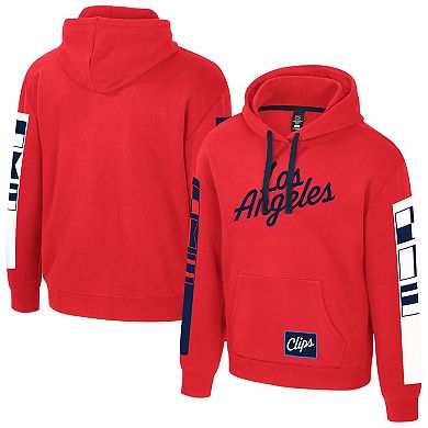 Unisex Stadium Essentials Red LA Clippers City Star Hoodie
