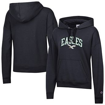 Women's Champion Black Philadelphia Eagles Powerblend Hoodie