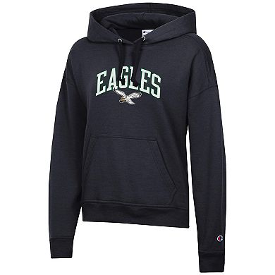 Women's Champion Black Philadelphia Eagles Powerblend Hoodie