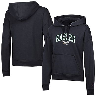 Women's Champion Black Philadelphia Eagles Powerblend Hoodie