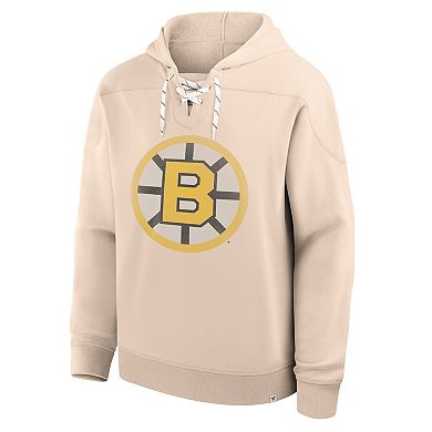 Men's Fanatics Cream Boston Bruins Vintage Hoodie
