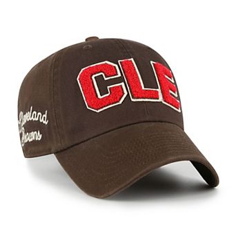Women's '47 Brown Cleveland Browns Zoey Clean Up Adjustable Hat