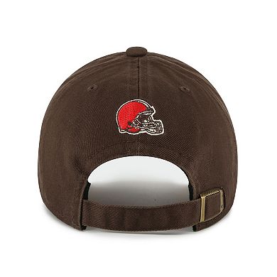 Women's '47 Brown Cleveland Browns Zoey Clean Up Adjustable Hat