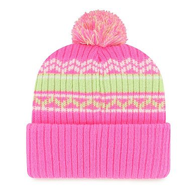 Youth '47 Pink Chicago White Sox Polar Vortex Cuffed Knit Hat with Pom