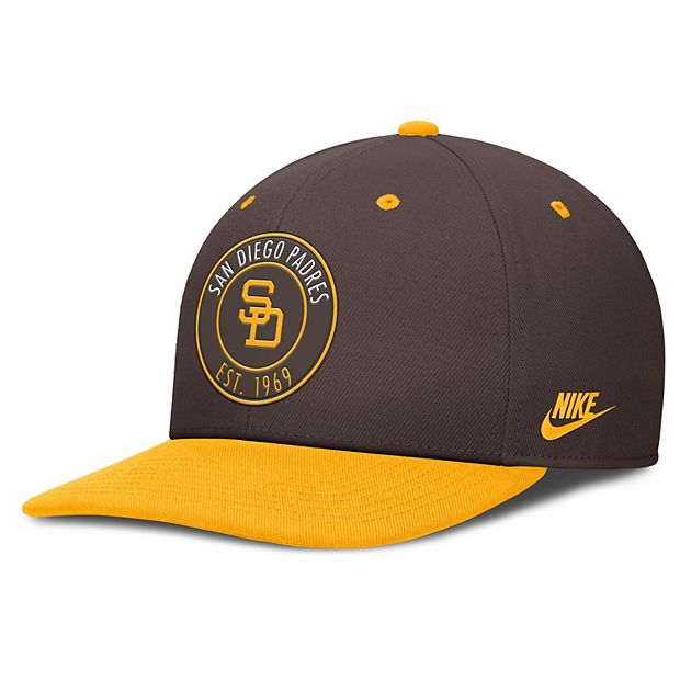 Men's Nike Brown/Gold San Diego Padres Cooperstown Collection Pro