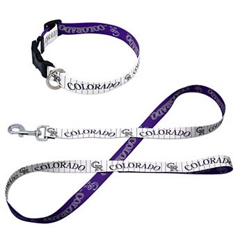 WinCraft Colorado Rockies Pet Leash and Collar Set