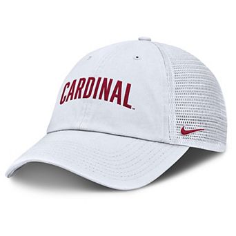 Men's Nike White Stanford Cardinal Club Campus Trucker Adjustable Hat