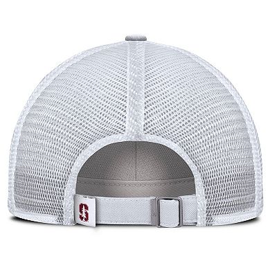 Men's Nike White Stanford Cardinal Club Campus Trucker Adjustable Hat