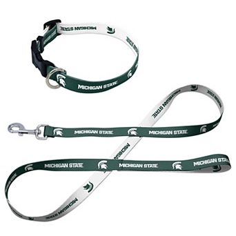 WinCraft Michigan State Spartans Pet Leash and Collar Set