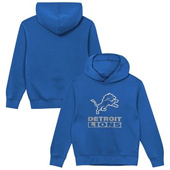 Toddler Outerstuff Blue Detroit Lions Back to Basics Hoodie