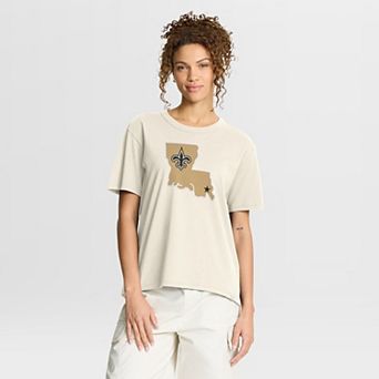 Women's Fanatics Cream New Orleans Saints Dove Legacy T-Shirt