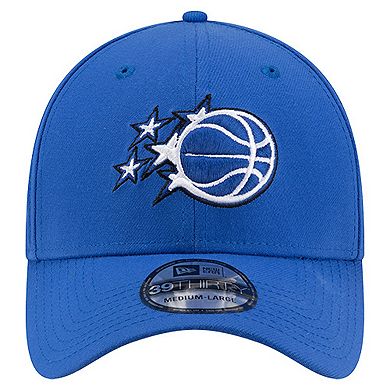 Men's New Era Blue Orlando Magic Logo 39THIRTY Flex Hat