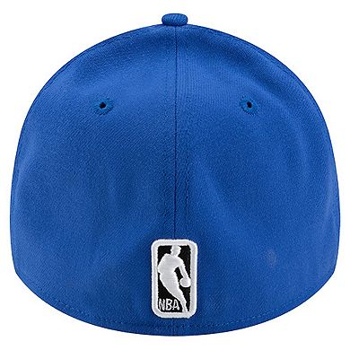 Men's New Era Blue Orlando Magic Logo 39THIRTY Flex Hat