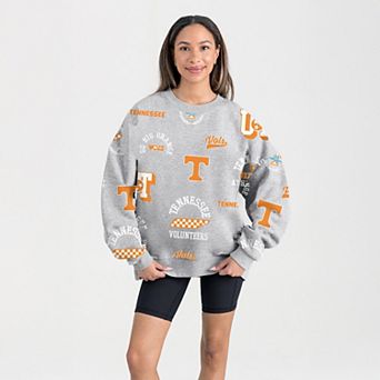 Women's Gameday Couture Gray Tennessee Volunteers Always on Repeat Fleece Sweatshirt