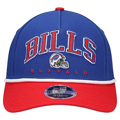 Preschool New Era Royal/Red Buffalo Bills Arch COOLERA 9FORTY A-Frame M-Crown Adjustable Hat