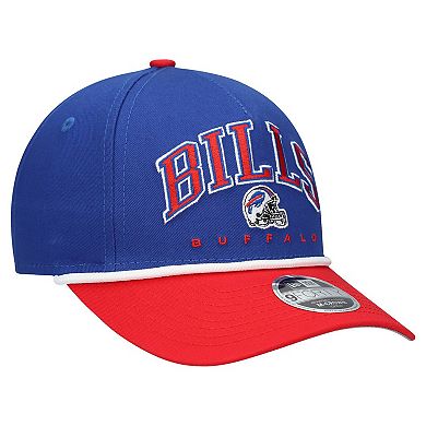 Preschool New Era Royal/Red Buffalo Bills Arch COOLERA 9FORTY A-Frame M-Crown Adjustable Hat