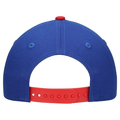 Preschool New Era Royal/Red Buffalo Bills Arch COOLERA 9FORTY A-Frame M-Crown Adjustable Hat