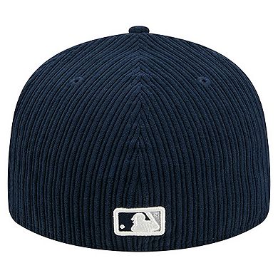 Men's New Era Navy New York Yankees Chenille Pop 59FIFTY Fitted Hat
