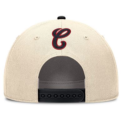 Men's Nike Natural/Black Chicago White Sox Cooperstown Collection Rise Adjustable Hat