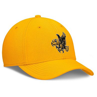 Men's Nike Gold Iowa Hawkeyes Rise Academic Dri-FIT Flex Hat