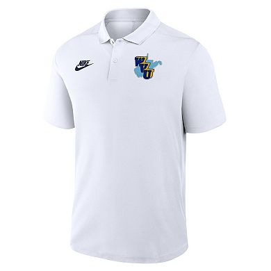 Men's Nike White West Virginia Mountaineers Vault Victory Dri-FIT Polo